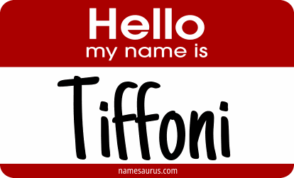 Hello my name is Tiffoni png download