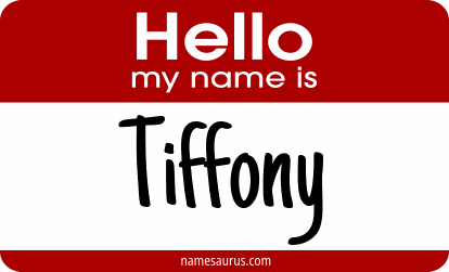 Hello my name is Tiffony png download