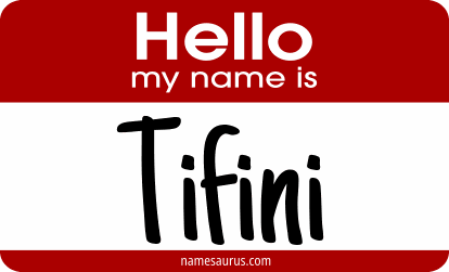 Hello my name is Tifini png download