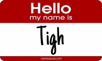 Hello my name is Tigh png download