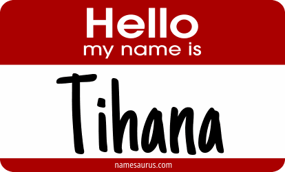 Hello my name is Tihana png download