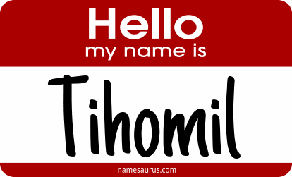 Hello my name is Tihomil png download