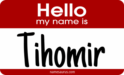 Hello my name is Tihomir png download