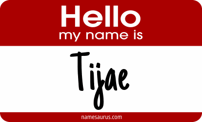 Hello my name is Tijae png download