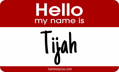 Hello my name is Tijah png download