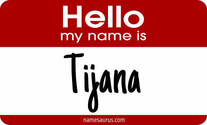 Hello my name is Tijana png download