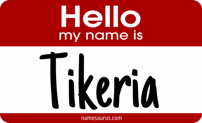 Hello my name is Tikeria png download