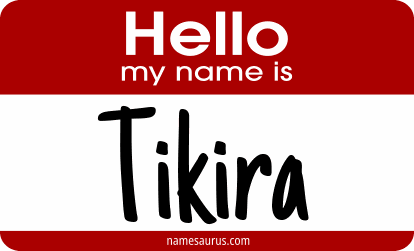 Hello my name is Tikira png download