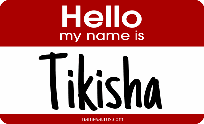 Hello my name is Tikisha png download