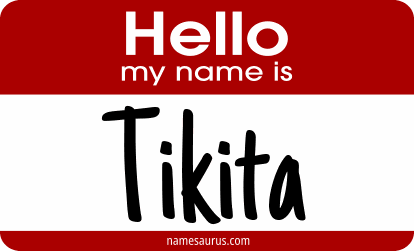 Hello my name is Tikita png download