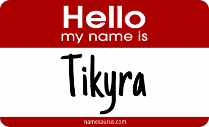 Hello my name is Tikyra png download