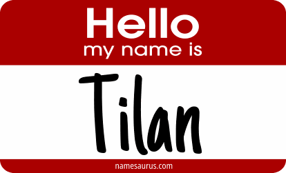 Hello my name is Tilan png download