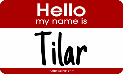 Hello my name is Tilar png download