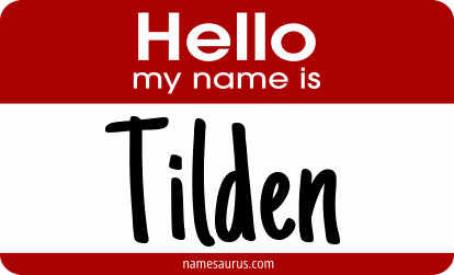 Hello my name is Tilden png download
