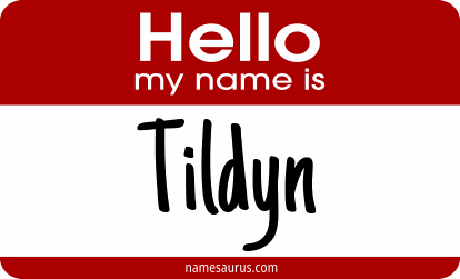 Hello my name is Tildyn png download