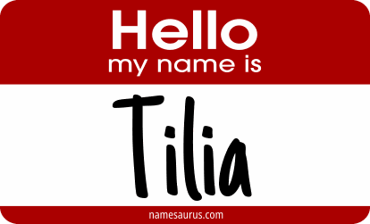 Hello my name is Tilia png download
