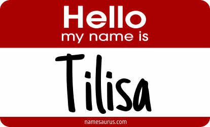 Hello my name is Tilisa png download