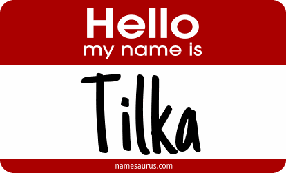 Hello my name is Tilka png download