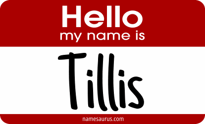 Hello my name is Tillis png download