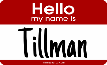 Hello my name is Tillman png download