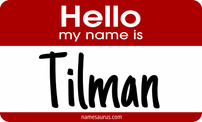 Hello my name is Tilman png download