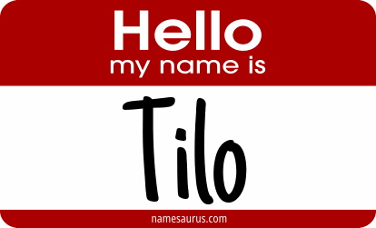 Hello my name is Tilo png download