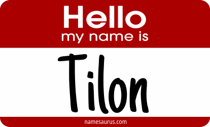 Hello my name is Tilon png download