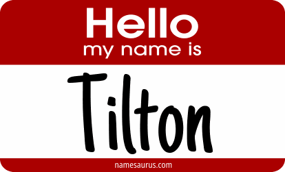 Hello my name is Tilton png download