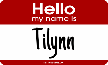 Hello my name is Tilynn png download