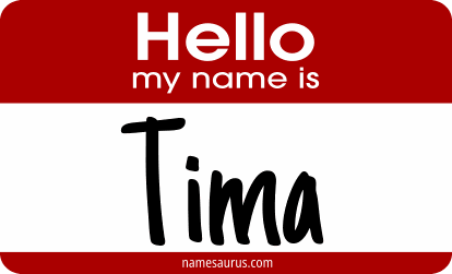 Hello my name is Tima png download