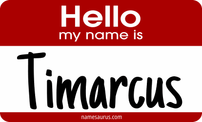 Hello my name is Timarcus png download