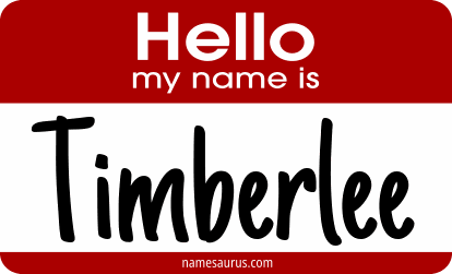 Hello my name is Timberlee png download