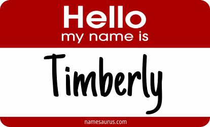 Hello my name is Timberly png download