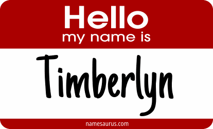 Hello my name is Timberlyn png download