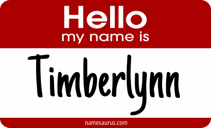 Hello my name is Timberlynn png download