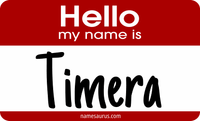 Hello my name is Timera png download