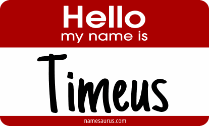 Hello my name is Timeus png download