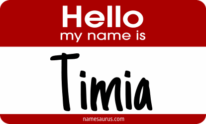 Hello my name is Timia png download