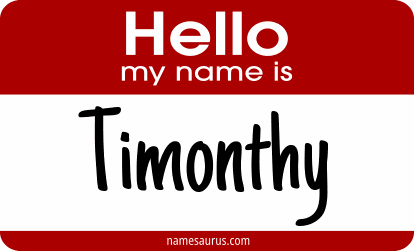 Hello my name is Timonthy png download