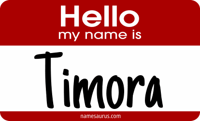 Hello my name is Timora png download