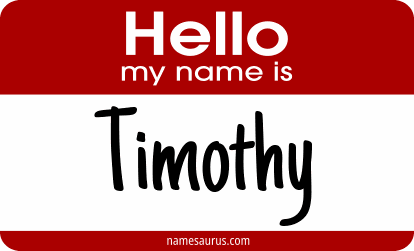 Hello my name is Timothy png download