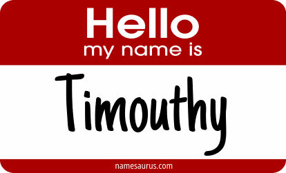 Hello my name is Timouthy png download