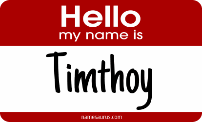 Hello my name is Timthoy png download