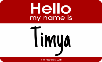 Hello my name is Timya png download