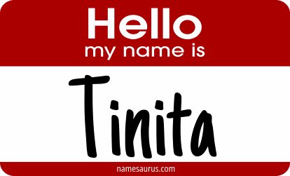 Hello my name is Tinita png download