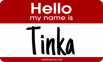Hello my name is Tinka png download