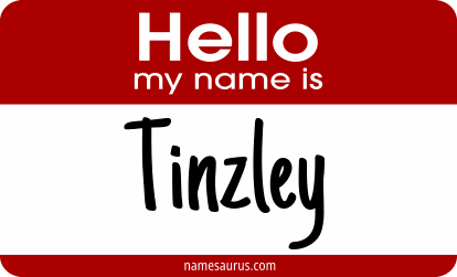 Hello my name is Tinzley png download