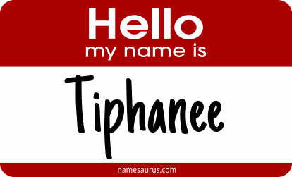 Hello my name is Tiphanee png download