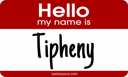 Hello my name is Tipheny png download