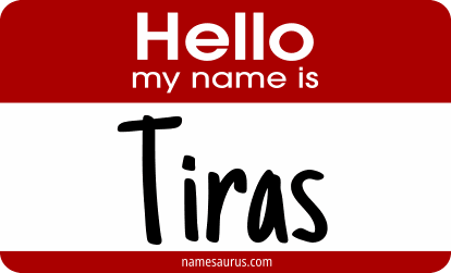 Hello my name is Tiras png download